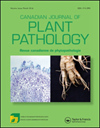 CANADIAN JOURNAL OF PLANT PATHOLOGY雜志封面